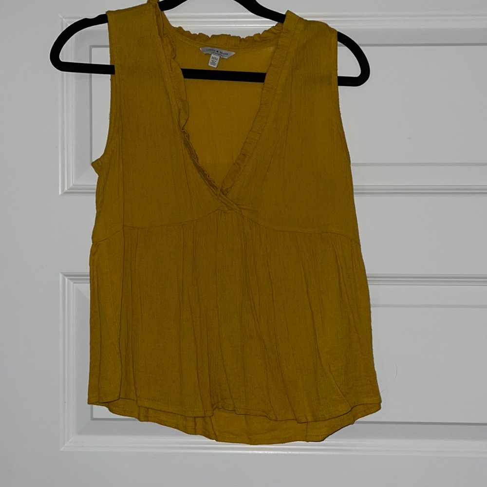 Lucky Brand Mustard Top